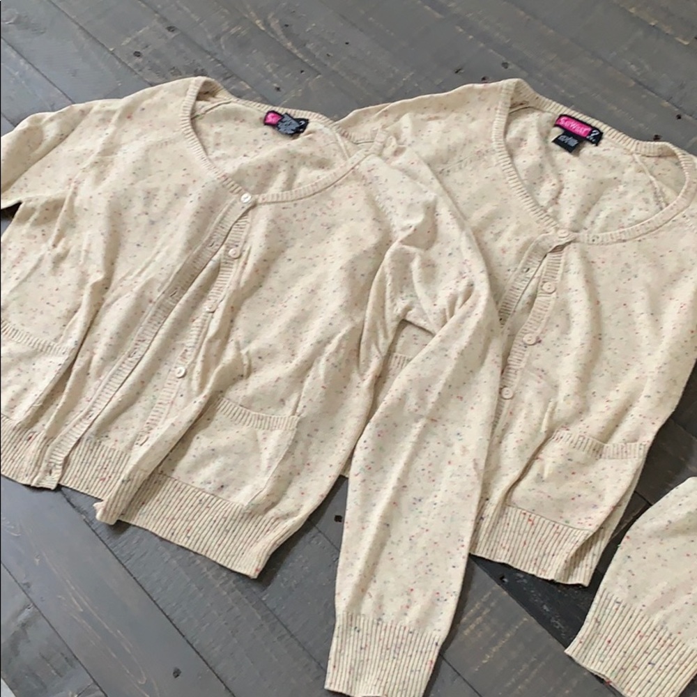 Confetti top cream